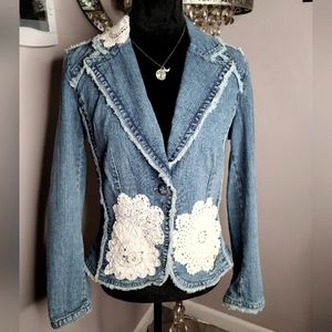 🫧Embellished Vintage Denim Jacket